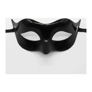 Siyah Renk Masquerade Kostüm Partisi Venedik Balo Maskesi