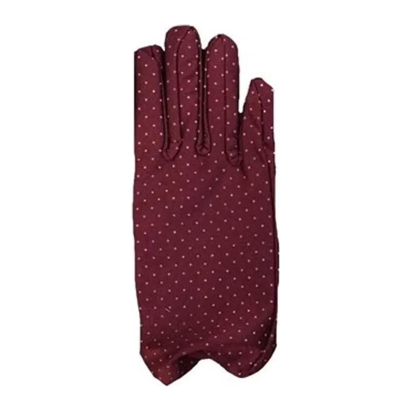 Bordo Renk Puanlı Çocuk Eldiveni