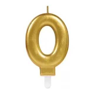 0 Rakam Mum Gold Renk
