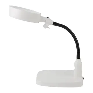 Masaüstü 10x Led Işıklı Büyüteç Okuma El Sanatları Onarım Büyüteç 7765