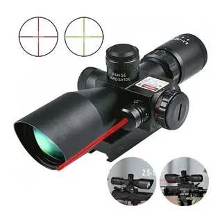 Spike Süper Zoomlu – Lazerli – Profesyonel Av Tüfeği Dürbünü 2.5-10x40/e