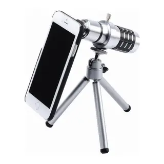 İphone5,5s,i̇phone4.4s Için Alüminyum 14x Optik Zoom Yakından Görüntü Çekme Dürbün