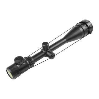 Yüksek Kaliteli 6-24x50 Aoeg Tüfek Dürbünü Çift Işık Kırmızı Yeşil Kaynaklı Zoomlu (b)