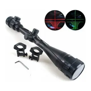 Yüksek Kaliteli 6-24x40aoeg Çıft Işık,kırmızı,yeşil Kaynaklı Avcılık Dürbün(b)