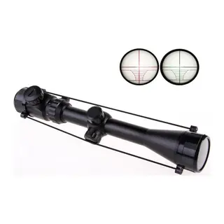 3-9x40 Nikula Zoomlu Çıft Işıklı Av Tüfeği Dürbünü Silah Montaj Kelepçeli