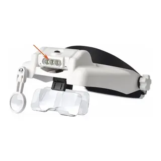 Nikula-3 Led Lambalı Şapka Tıp Büyüteç 3lensli- Mg81000s