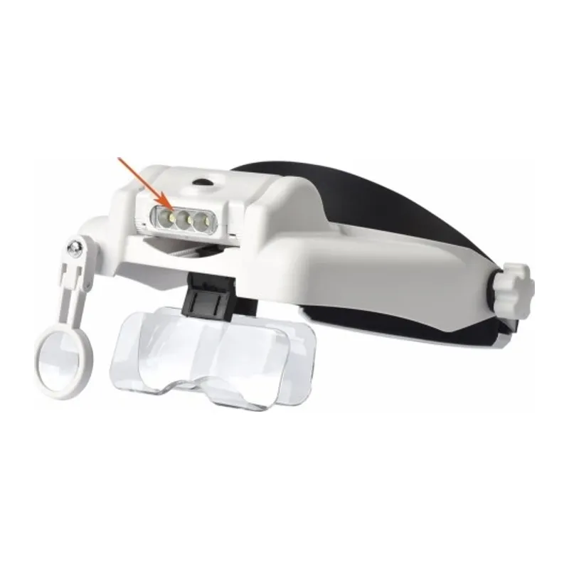 Nikula-3 Led Lambalı Şapka Tıp Büyüteç 3lensli- Mg81000s