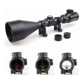 Tr-nikula 3-9x56eg Tüfek Dürbünü Çift Işık Kırmızı,yeşil Kaynaklı Zoomlu
