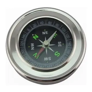 Yuvarlak Metal Kasa Dayanıklı Pusula 80mm