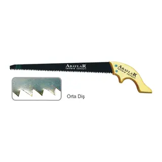 Lar Orta Diş Bağ Testere 35 Cm - Ahşap Sap