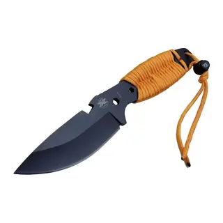 Gear Assault 0238trn Kamp Bıçağı 22,5 Cm - Turuncu, Metal İpli Sap