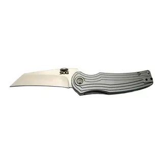 Pinkerton 0689 Gri Kamp Çakı 18cm - Yarı Otomatik, Kemerlikli, Kutulu