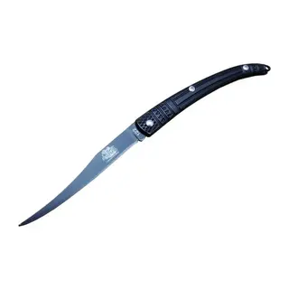 Y 122 Siyah Kılçık Outdoor Çakı 16cm - Manuel, İşlemeli Sap