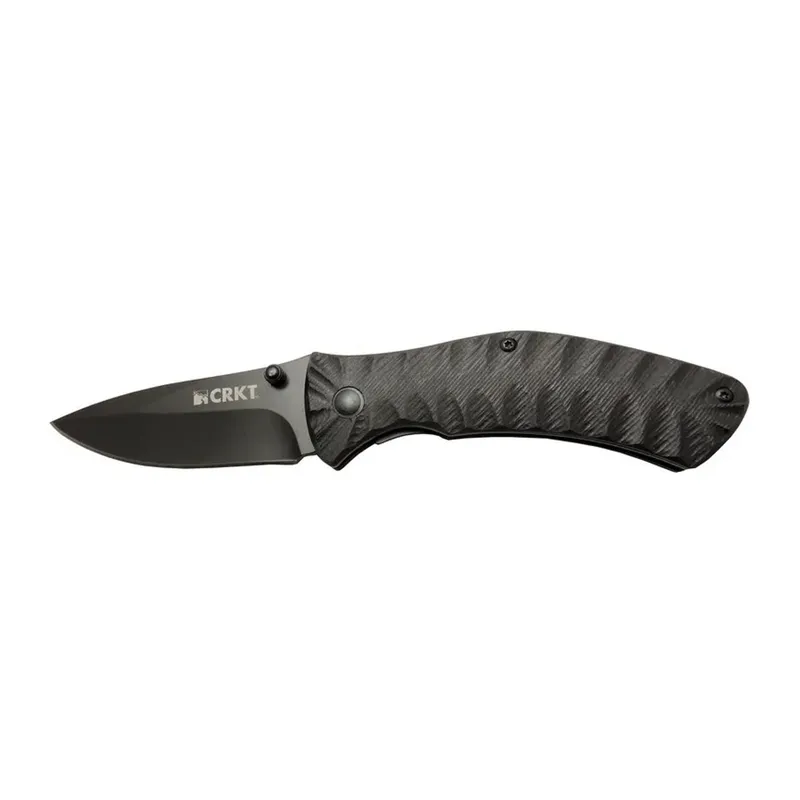 Crkt İncendor 2078 Bk Siyah Kamp Çakı 17,5cm - Manuel, Plastik Sap, Kemerlikli