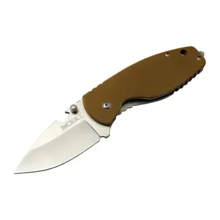 Crkt 3329 Brw Heat Kamp Çakı 18cm - Metal Sap, Kılıflı, Açacaklı, Perçinli