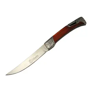 A 3165 A Kamp Çakı 24 Cm - Ahşap Metal Saplı, Kemerlikli