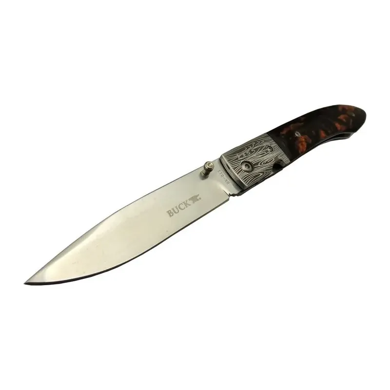 Knives Bk-011bk Kamp Çakı 23 Cm - Kahverengi Sedef Sap, Kılıflı, Kutulu