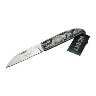 Cr 0102 Kamp Çakı 20 Cm - Balık Desenli Metal Sap, Kılıflı, Kutulu