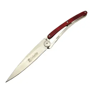 Ext 2990d Deejo Kırmızı Kamp Çakı 22,5cm- Manuel, Kemerlikli, Ultra Hafif