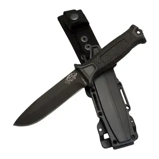 Tiger Tactical Htm 1041 A Siyah Outdoor / Survival Bıçak 27cm - Kauçuk Sap, Kılıflı, Kutulu