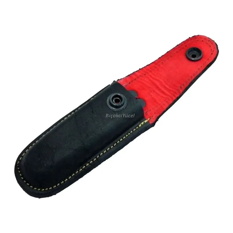 Hakiki Deri Çakı Kılıfı No:2 - 12 Cm, Kemerlikli