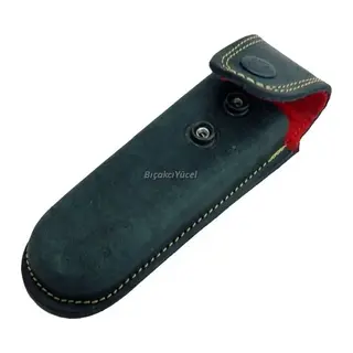 Hakiki Deri Çakı Kılıfı No:5 - 15 Cm, Kemerlikli