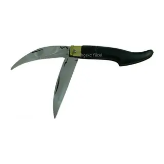 Tosya Küçük Çiftli Testereli Bıçkı Çakı 14 Cm - Plastik Saplı, Manuel
