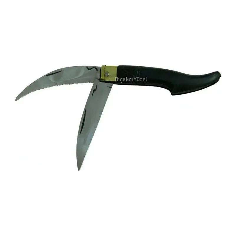 Tosya Küçük Çiftli Testereli Bıçkı Çakı 14 Cm - Plastik Saplı, Manuel
