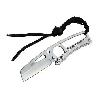 Gear Hit Cutter Tx01 Outdoor Kamp Bıçağı Metal 19 Cm - İpli Sap, Kılıflı