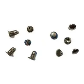 Rivet Perçin - 6mm, Nikel, 1000 Adet