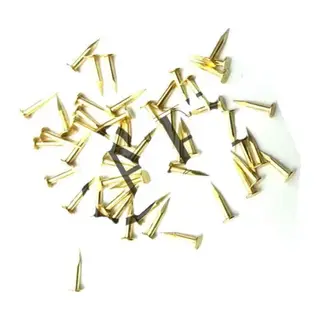 Klips, Menteşe, Ayağı Çivisi 7mm Çelik - Sarı 100gr
