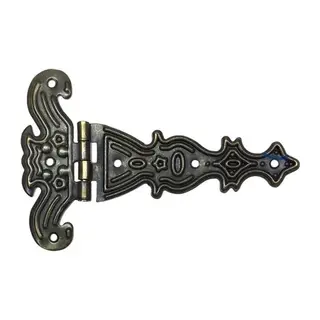 Dekoratif, Sac Tek Kuyruklu Menteşe - 69x102 Mm, Büyük, Antik, 1 Adet