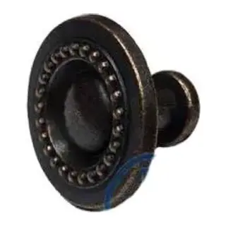 Dekoratif Zamak Düğme - 23x23mm, Eskitme, 1 Adet
