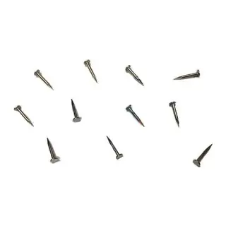 Klips, Menteşe, Ayağı Çivisi 9mm Çelik - Nikel 100gr