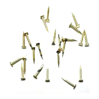 Klips, Menteşe, Ayağı Çivisi 9mm Çelik - Sarı 10gr