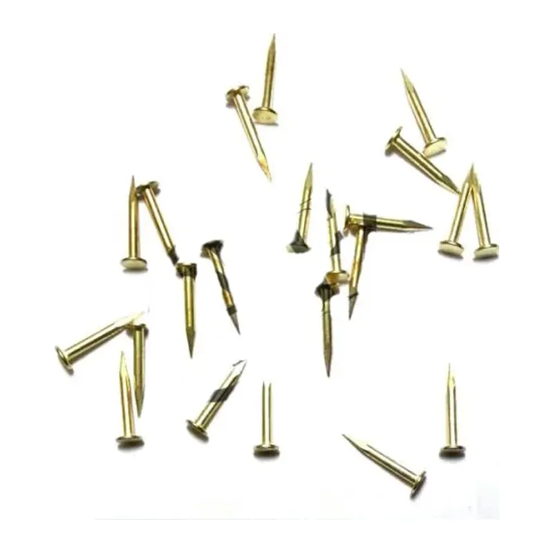 Klips, Menteşe, Ayağı Çivisi 9mm Çelik - Sarı 10gr
