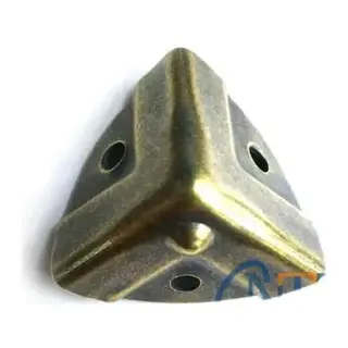Dekoratif, Kutu, Sandık Köşesi - 35x22 Mm, Küçük, Antik, 1 Adet
