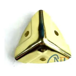Dekoratif, Kutu, Sandık Köşesi - 35x22 Mm, Küçük, Sarı, 1 Adet