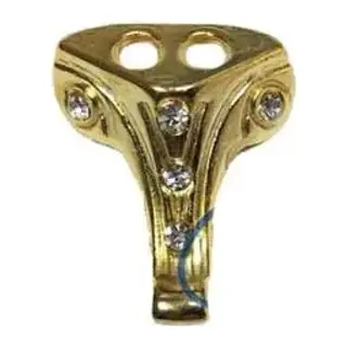 Moda Taşlı Ahşap, Mdf, Sunta Sandık Ayağı, Kutu Ayak 1,5 Cm - Sarı