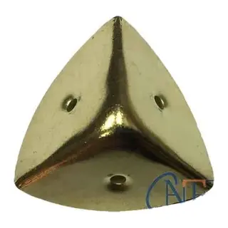 Dekoratif, Kutu, Sandık Köşesi - 45x28 Mm, Büyük, Sarı, 100 Adet