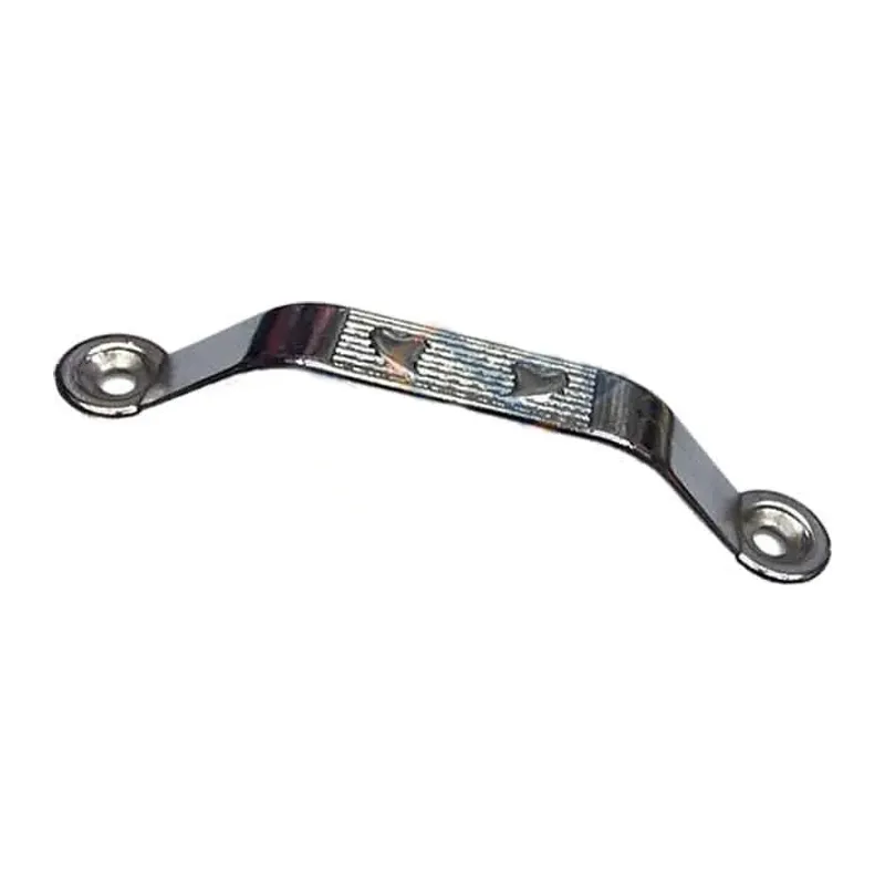 Dekoratif Zamak Kulp Dıştan - 64mm, Nikel, 1 Adet