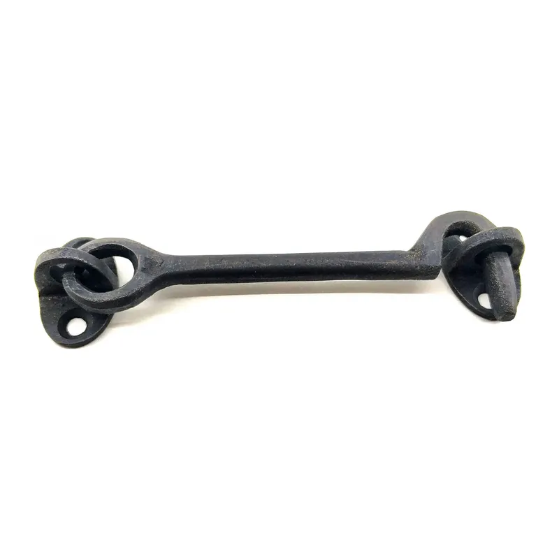 Antika Tarz Dekoratif Pirinç Çengeli - 13cm, Oksit