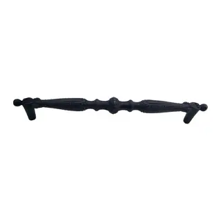Antika Tarz Dekoratif Pirinç Yeni Sütun Mobilya Kulbu - 128mm, Oksit