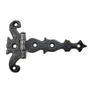 Antika Tarz Dekoratif Pirinç Kuyruklu Kelebek Menteşe - 63x100 Mm, Oksit
