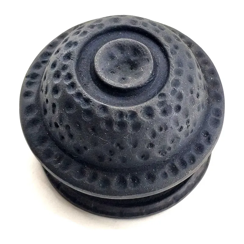 Antika Tarz Dekoratif Pirinç Gözlü Kapı Tokmağı - 78mm Çap, Oksit