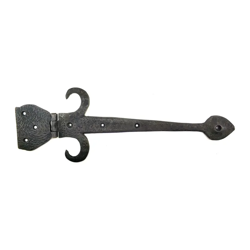 Antika Tarz Dekoratif Pirinç Kuyruklu Çanak Menteşe - 137x390 Mm, Oksit