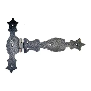Antika Tarz Dekoratif Pirinç Kuyruklu Zambak Menteşe - 175x248 Mm, Oksit