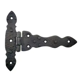 Antika Tarz Dekoratif Pirinç Kuyruklu Düğmeli Menteşe No2 - 138x167 Mm, Oksit