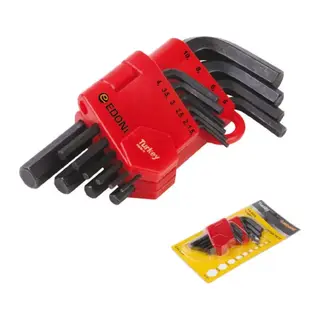 120 Mm 10 Parça Siyah 6 Köşe Alyan Seti