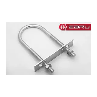 U Civata, Karşılık Demiri + Somunlu - M8x50 - 20 Set